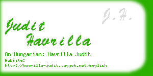 judit havrilla business card